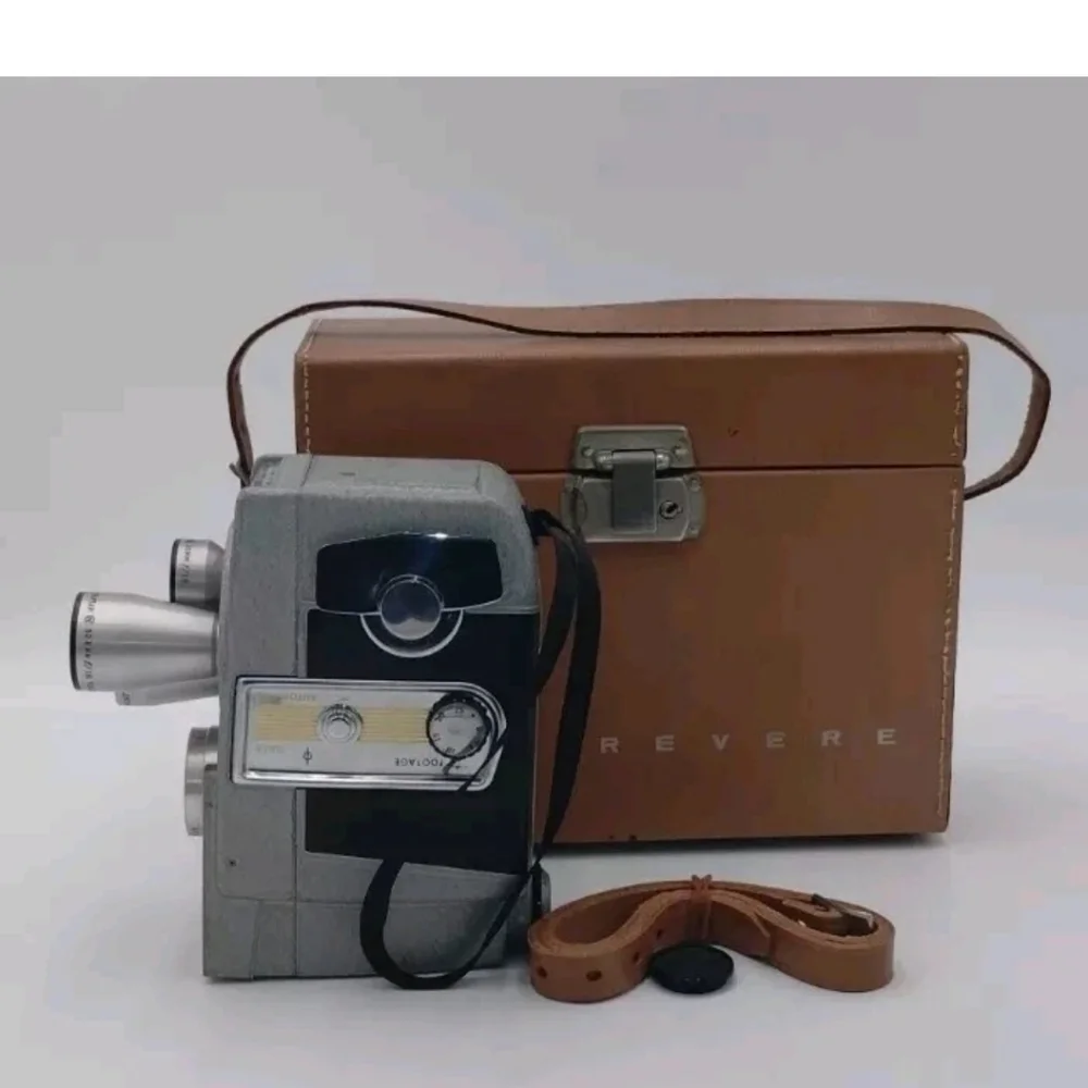 Vintage Revere Eye Matic Camera And Case Model CA-5 No 5-9728